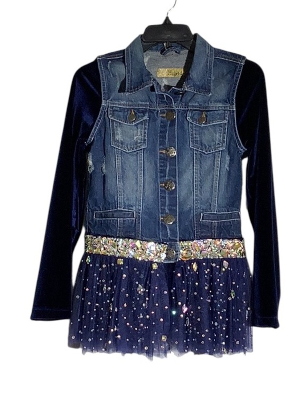 Upcycled Hybrid & Company Denim Jacket Sz S